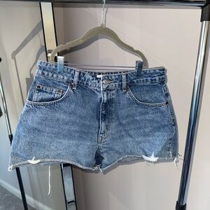 Topshop A-Line Denim shorts size 8